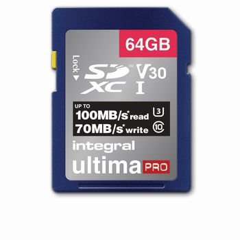 INSDX64GV30 Sd geheugenkaart v30 64 gb