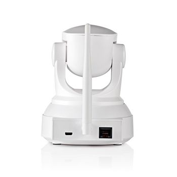 IPCMPT10CWT Wi-fi ip-camera | hd 720p | nachtzicht: 10 m | netvoeding | kijkhoek: 56 ° | abs | wit / zwart Product foto