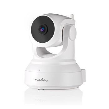 IPCMPT10CWT Wi-fi ip-camera | hd 720p | nachtzicht: 10 m | netvoeding | kijkhoek: 56 ° | abs | wit / zwart Product foto