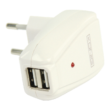 IPD-POWER40 Lader 2-uitgangen 1.0 a 1.0 a usb wit
