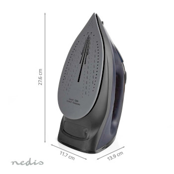 IRON1000 Stoomstrijkijzer | 2200 w | 25 g/m | stoomstoot | keramiek | 0.26 l Product foto