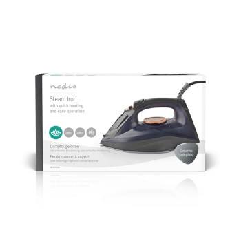 IRON1000 Stoomstrijkijzer | 2200 w | 25 g/m | stoomstoot | keramiek | 0.26 l  foto