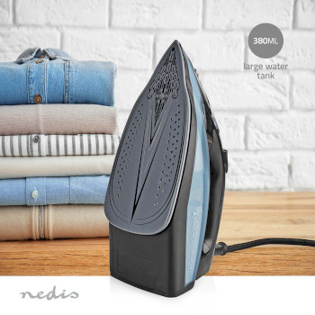 IRON2000 Stoomstrijkijzer | 2600 w | 25 g/m | stoomstoot | keramiek | 0.32 l Product foto