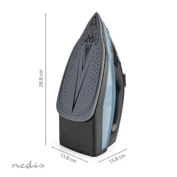IRON2000 Stoomstrijkijzer | 2600 w | 25 g/m | stoomstoot | keramiek | 0.32 l Product foto