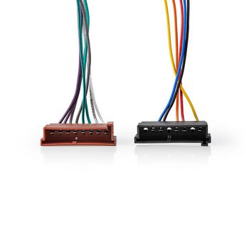 ISOCFORDVA Iso-kabel voor autoradio | iso-compatibiliteit: ford | 0.15 m | rond | pvc | polybag Product foto