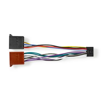 ISOCKW16PVA Iso-kabel voor autoradio | iso-compatibiliteit: kenwood | 0.15 m | rond | pvc | polybag Inhoud verpakking foto
