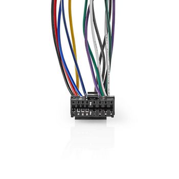 ISOCSO16PVA Iso-kabel voor autoradio | iso-compatibiliteit: sony | 0.15 m | rond | pvc | polybag Product foto