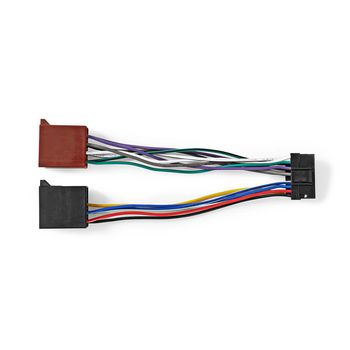 ISOCSO16PVA Iso-kabel voor autoradio | iso-compatibiliteit: sony | 0.15 m | rond | pvc | polybag