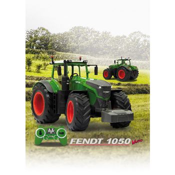 JAM-405035 R/c-tractor 2.4 ghz control 1:16 groen/zwart In gebruik foto