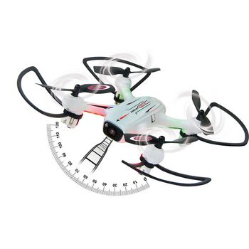JAM-422029 R/c-drone 120° groothoek hoogte 4+8 kanaals 2.4 ghz control wit In gebruik foto