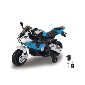JAM-460281 R/c rideon motorfiets bmw s1000rr blauw In gebruik foto