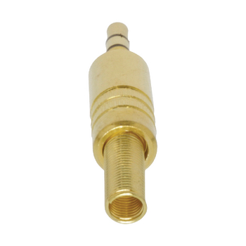 JC-031 Stereoconnector 3.5 mm male metaal Product foto