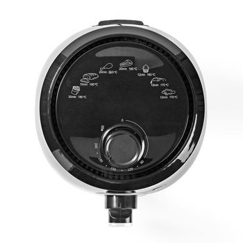 KAAF120FBK Heteluchtfriteuse | 2.4 l | tijdschakelaar: 30 min | analoog | aluminium / zwart Product foto