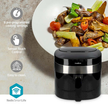 KAAF180BKW Smartlife heteluchtfriteuse | wi-fi | 7,2 l | tijdschakelaar: 60 min | aantal vooraf ingestelde prog Product foto
