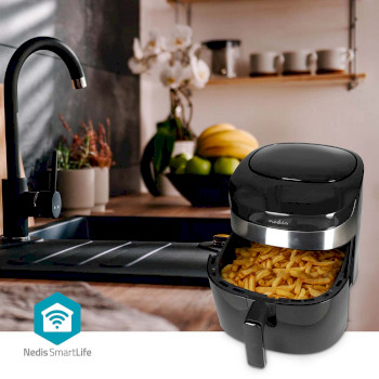 KAAF180BKW Smartlife heteluchtfriteuse | wi-fi | 7,2 l | tijdschakelaar: 60 min | aantal vooraf ingestelde prog Product foto