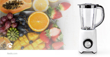 KABL300CWT Blender | 800 w | 1.5 l | kunststof | 2-snelheden | wit / zwart Product foto