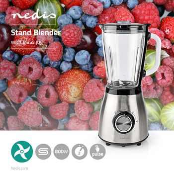 KABL350CAL Blender | 800 w | 1.5 l | glas | 2-snelheden | zilver / zwart Product foto