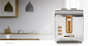 KABT510EWT Broodrooster | soft touch series | 2 sneetjes brood | 2 sleuven | bruining niveaus: 6 | ontdooifunct Product foto