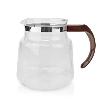 KACM100CPBN Glazen koffiekan | geschikt voor: moccamaster k / kb/ 1 0pl / excellent 10s | 1.2 l | bruin