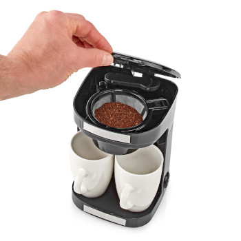 KACM140EBK Koffiezetapparaat | filter koffie | 0.25 l | 2 kopjes | zwart Product foto