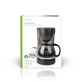 KACM150EBK Koffiezetapparaat | filter koffie | 1.25 l | 10 kopjes | warmhoudfunctie | zwart  foto
