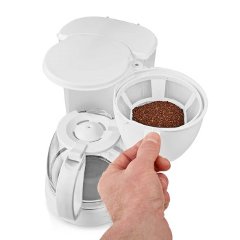 KACM150EWT Koffiezetapparaat | filter koffie | 1.25 l | 10 kopjes | warmhoudfunctie | wit Product foto