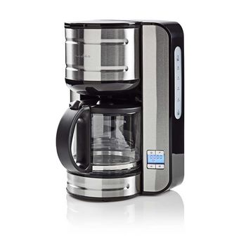 KACM210EAL Koffiezetapparaat | maximale capaciteit: 1.5 l | 12 | warmhoudfunctie | timer schakelaar | metaal/zw Product foto