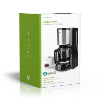 KACM260EBK Koffiezetapparaat | filter koffie | 1.5 l | 12 kopjes | warmhoudfunctie | zilver / zwart Verpakking foto