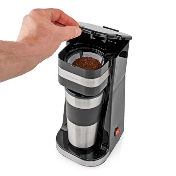 KACM300FBK Koffiezetapparaat | filter koffie | 0.4 l | 1 kopjes | zilver / zwart Product foto