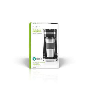 KACM300FBK Koffiezetapparaat | filter koffie | 0.4 l | 1 kopjes | zilver / zwart Verpakking foto