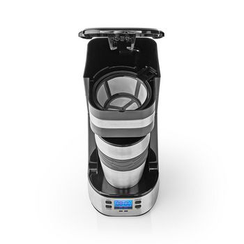 KACM310FBK Koffiezetapparaat | filter koffie | 0.4 l | 1 kopjes | timer schakelaar | zilver / zwart Product foto