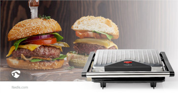 KAGR110SR Contact grill | 750 w | 23 x 14.5 cm | metaal Product foto