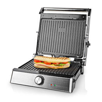 KAGR151FSR Contact grill | 2000 w | 29 x 23 cm | regelbare temperatuur | kunststof / roestvrij staal Product foto