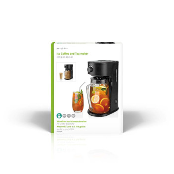 KAICM200FBK Ijskoffie & ijsthee maker | filter koffie | 2.5 l | 6 kopjes | zwart  foto