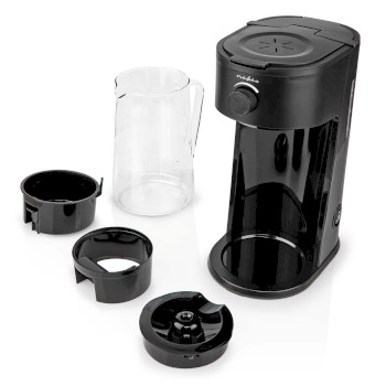 KAICM200FBK Ijskoffie & ijsthee maker | filter koffie | 2.5 l | 6 kopjes | zwart Inhoud verpakking foto