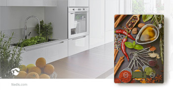 KASC113VA Keukenweegschaal | digitaal | glas / kunststof | multicolour Product foto