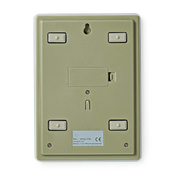 KASC620WT Keukenweegschaal | digitaal | glas / kunststof | cr 2032 batterij | wit Product foto