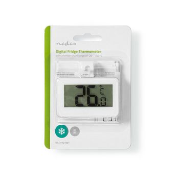 KATH101WT Keukenthermometer | wit / zilver | kunststof | digitaal scherm  foto