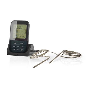KATH107GY Vleesthermometer | alarm / draadloos / temperatuurinstelling / timer | lcd-scherm | 0 - 250 °c  Product foto