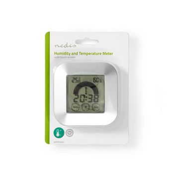 KATR105SI Digitale thermometer | binnen | binnentemperatuur | luchtvochtigheid binnenshuis | wit / zilver  foto