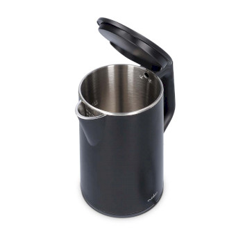 KAWK361EBK Waterkoker | 1.5 l | kunststof | zwart | 360 graden draaibaar | verborgen verwarmingselement | strix Product foto