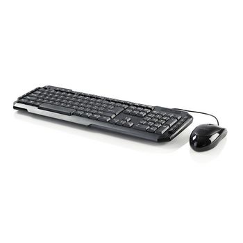KBMC100BKND Muis en toetsenbord - set | bedraad | muis- en toetsenbordverbinding: usb | 800 dpi | noors | scandi Product foto