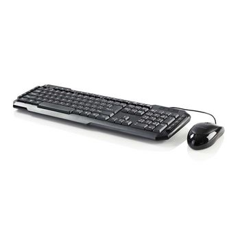KBMC100BKUS Muis en toetsenbord - set | bedraad | muis- en toetsenbordverbinding: usb | 800 dpi | us internation Product foto