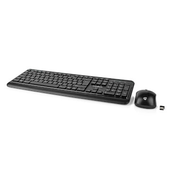 KBMCW100BKND Muis en toetsenbord - set | draadloos | muis- en toetsenbordverbinding: usb | 800 / 1200 / 1600 dpi  Product foto