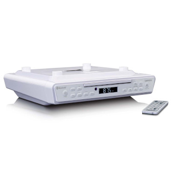 KCR-150WH Keukenklokradio met cd bluetooth en afstandsbediening wit Product foto