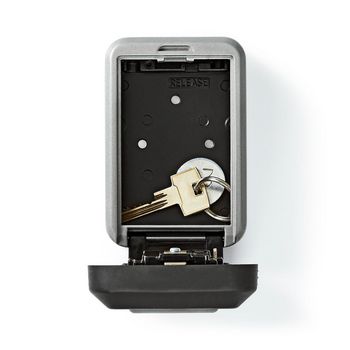 KEYCC02BK Kluis | sleutelkluis | combinatieslot | binnen- en buitenshuis | grijs / zwart Product foto