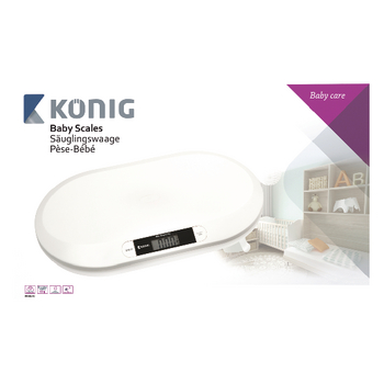 KN-BS10 Lichtgewicht babyweegschaal Verpakking foto