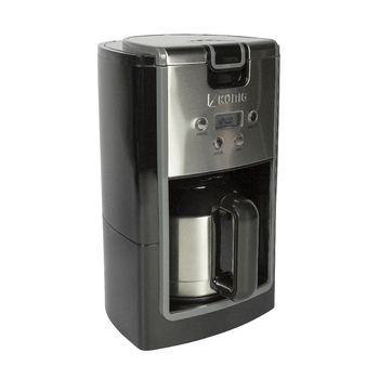 KN-COF10S Koffiezetapparaat 800 w 10 kopjes zwart/zilver Product foto
