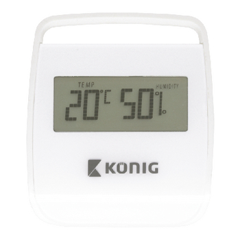 KN-DTH10 Thermometer/hygrometer binnen wit Product foto