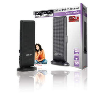 KN-DVBT-IN52 Design dvb-t binnenantenne zwart